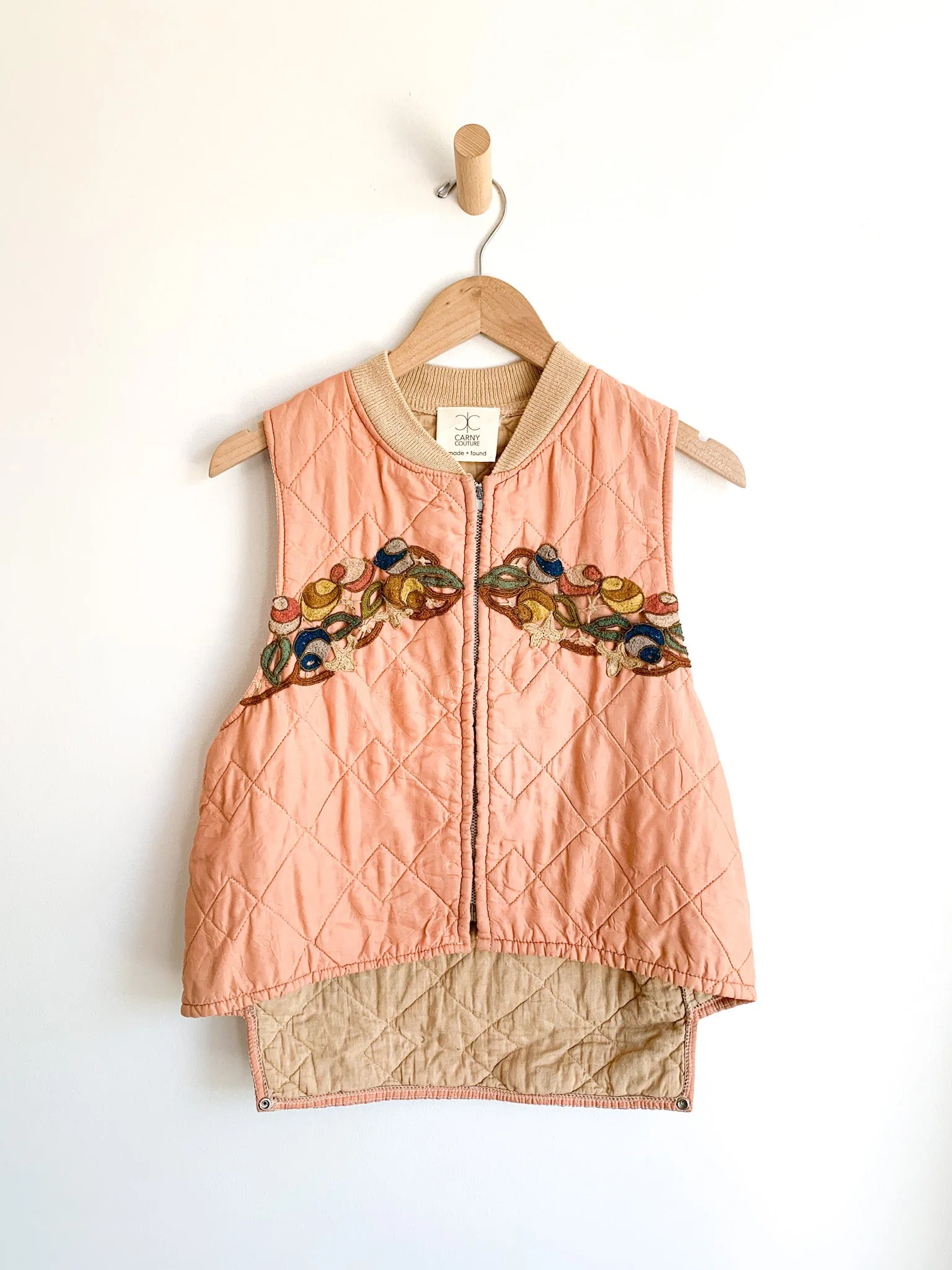 Embellished Quilted Vest
