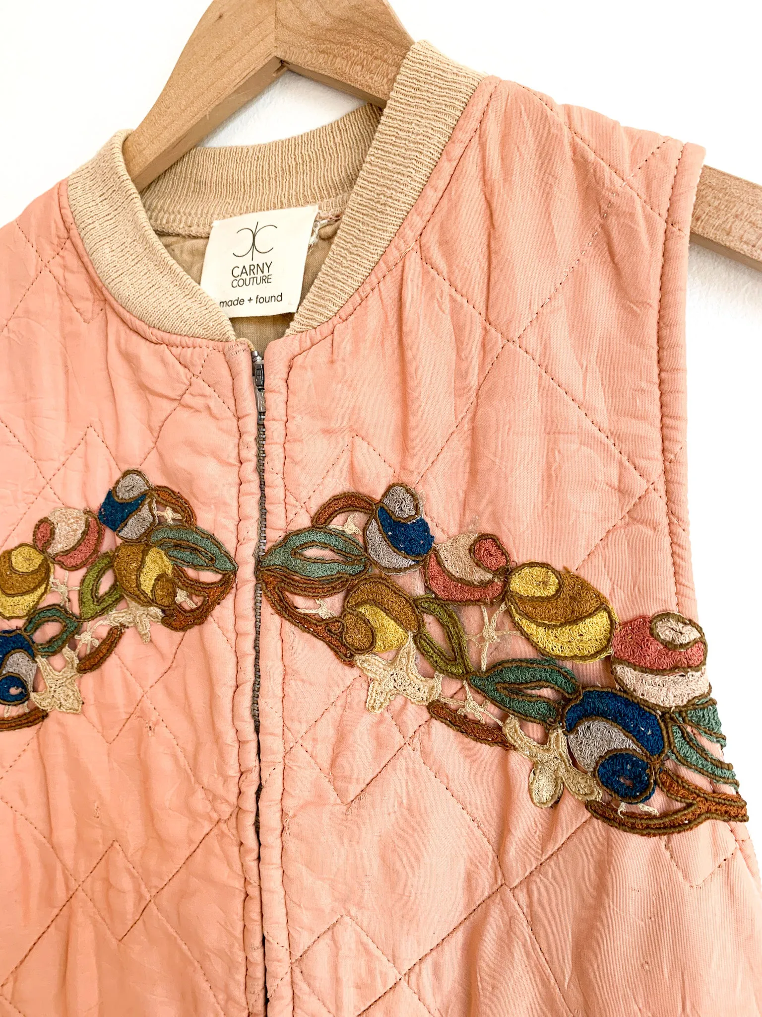Embellished Quilted Vest