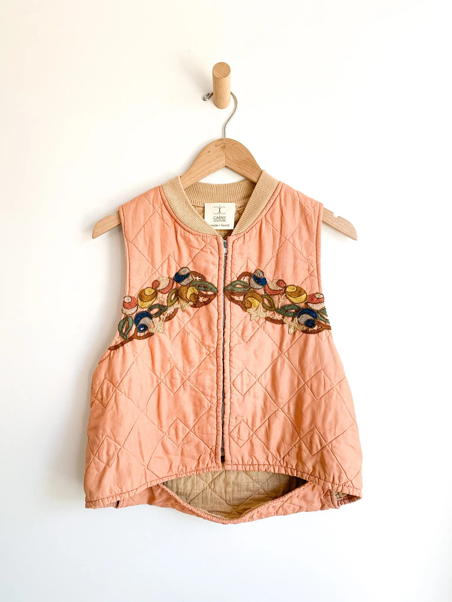 Embellished Quilted Vest