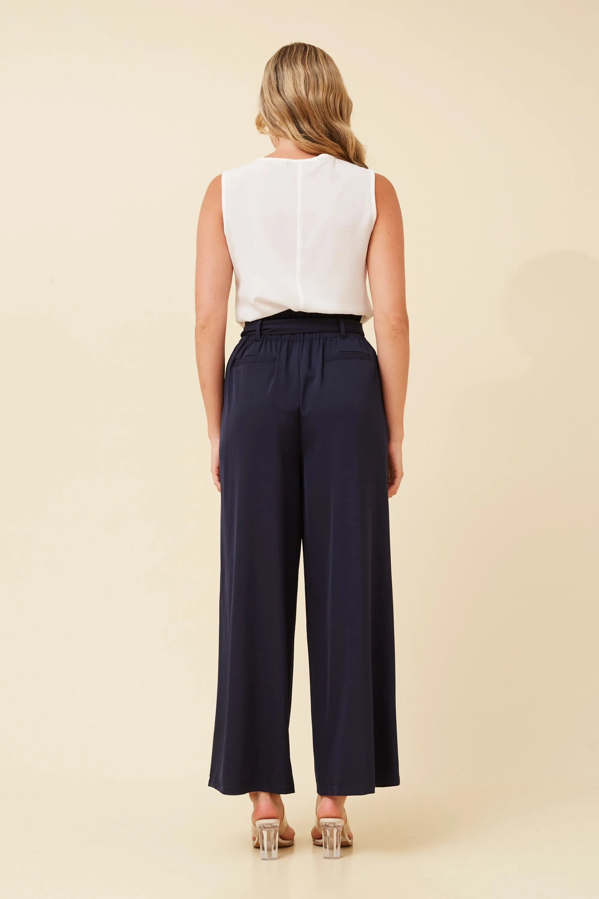 WINIFRED SOLID PAPERBAG PANTS