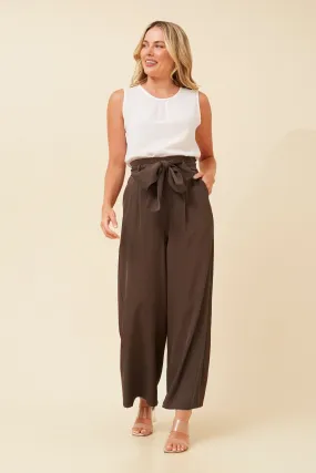 WINIFRED SOLID PAPERBAG PANTS
